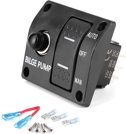 3-Way Bilge Pump Switch